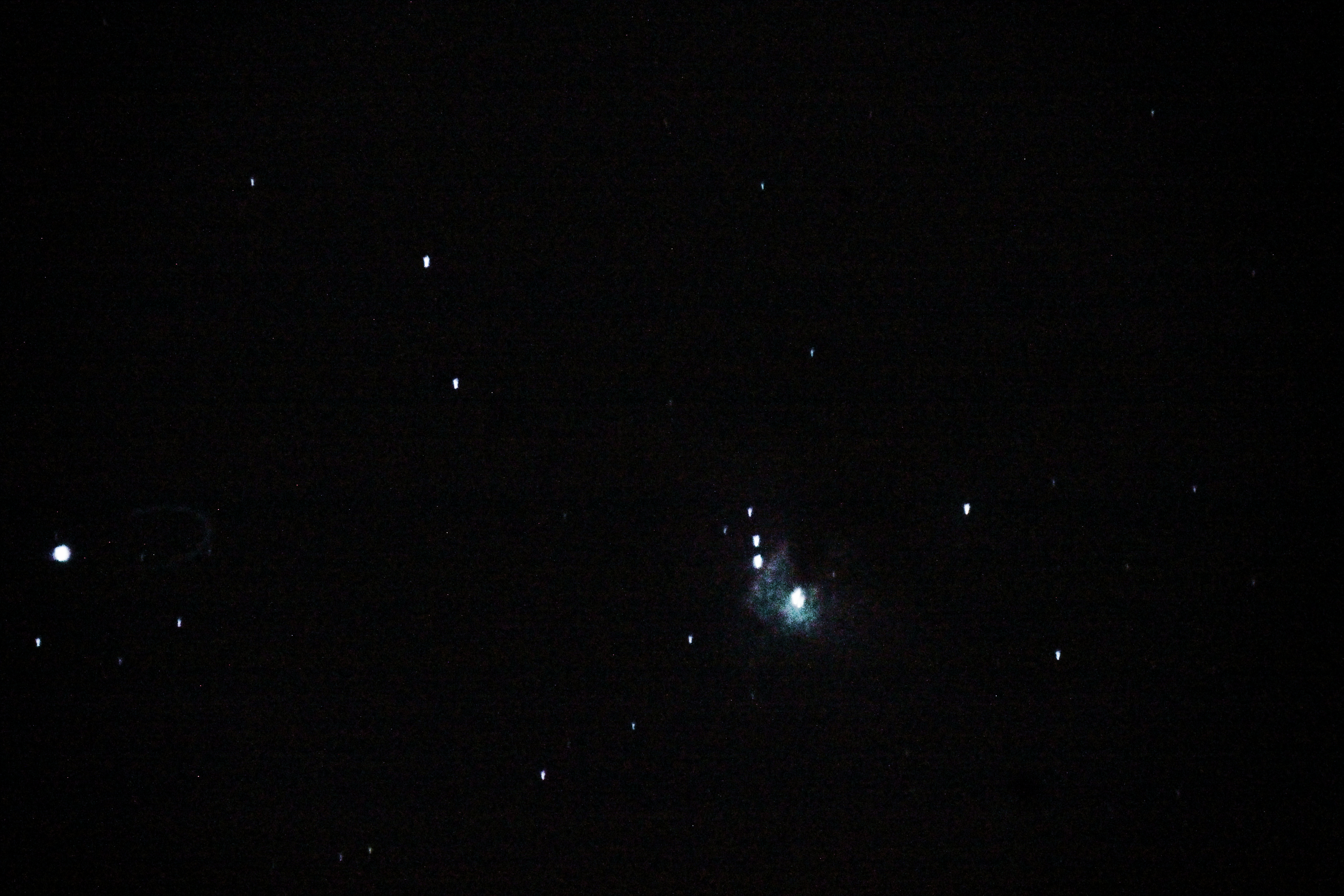 Nebulosa de Órion - Quarta-feira, 31 de janeiro de 2018. Início da madrugada. Florianópolis.